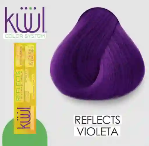 Tinte Reflects Violeta 90grs Viene Con Peroxido De 30 Vol