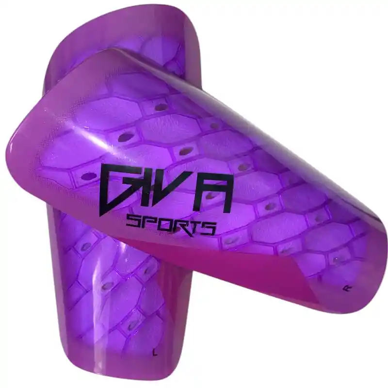 Canilleras Futbol Espinilleras Adulto Color Morado