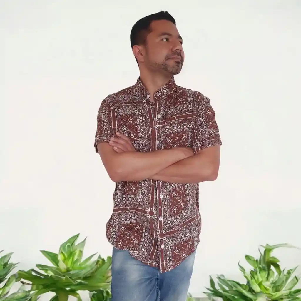 Ultima Unidad!! Camisa Chalís Para Hombre Talla Xl Hindú