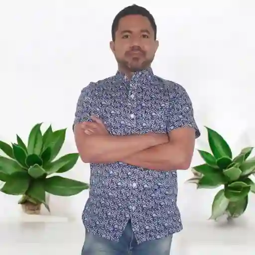 Ultima Unidad!! Camisa Chalís Para Hombre Talla L Flores Azules