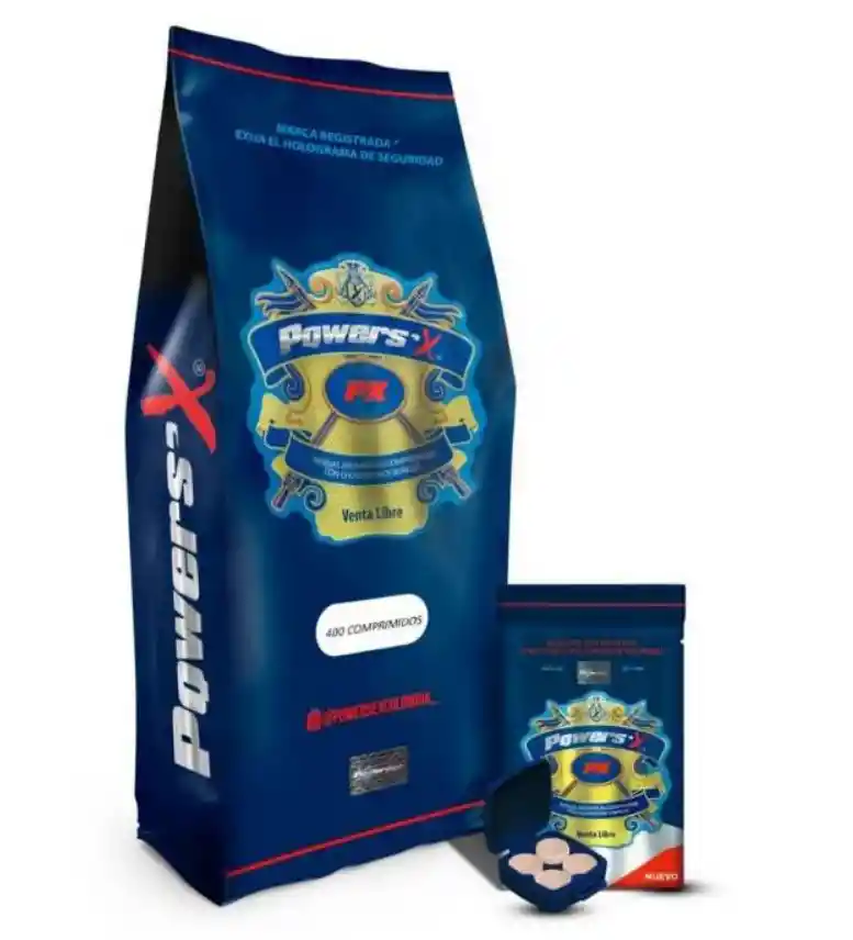Power Sex X40 Pastillas Retardante Potenciador Masculino Power X Mejora El Rendimiento Sexual