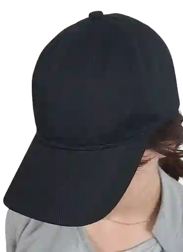 Gorra En Drill Sencilla Negra
