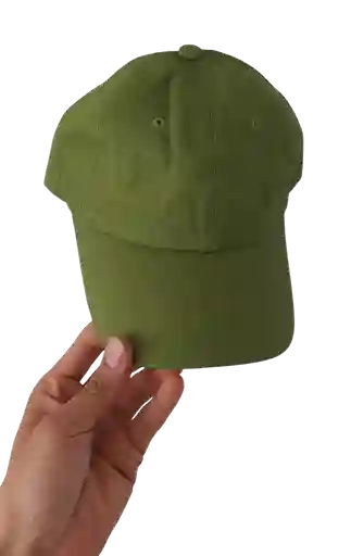 Gorra En Drill Sencilla Verde Militar