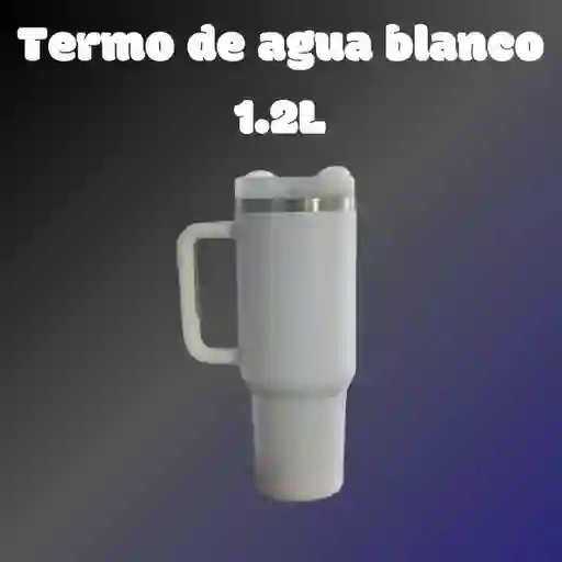 Termo De Agua Blanco 1.2l