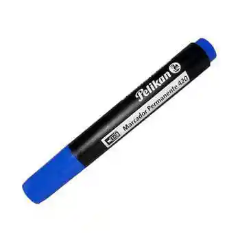 Marcador Pelikan Azul 420 Permanente