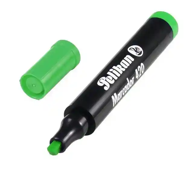 Marcador Pelikan Verde 420 Permanente