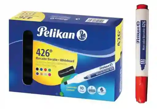 Marcador Pelikan Rojo Borrable