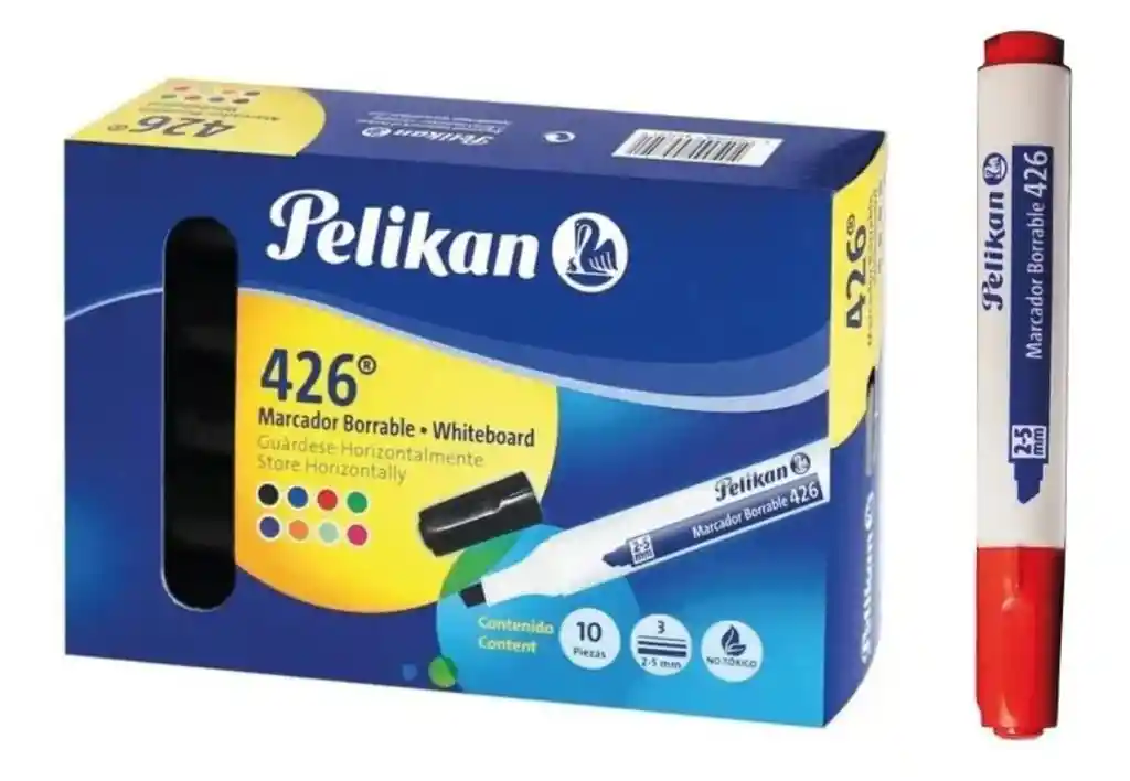 Marcador Pelikan Rojo Borrable