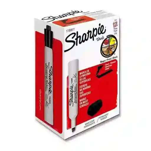 Marcador Permanente Sharpie Negro