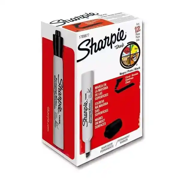 Marcador Permanente Sharpie Negro