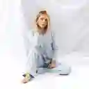 Pijama Tres Pieza Velvet- Talla M Azul