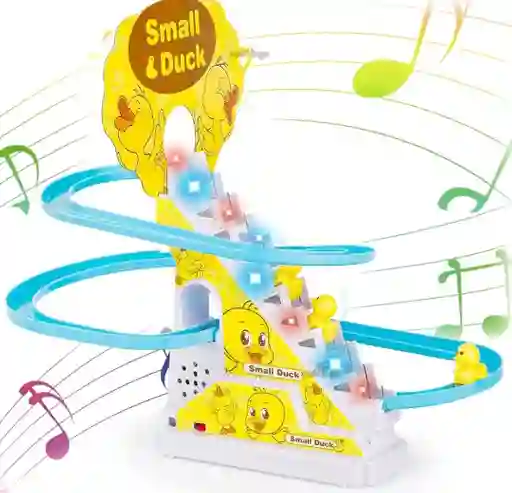 Pista De Carrera De Patos Con Luces Y Sonido Juguetes Niños