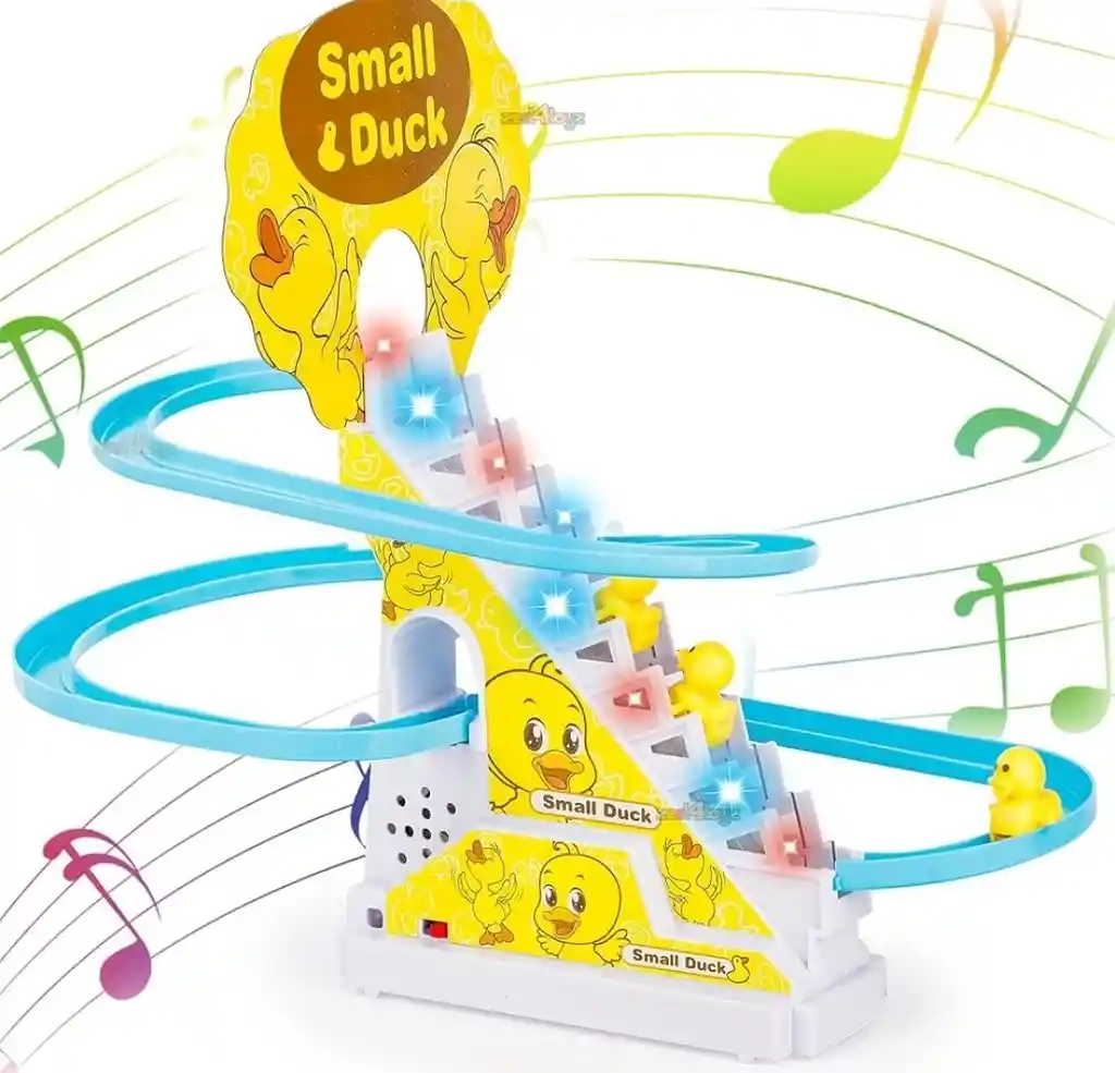 Pista De Carrera De Patos Con Luces Y Sonido Juguetes Niños