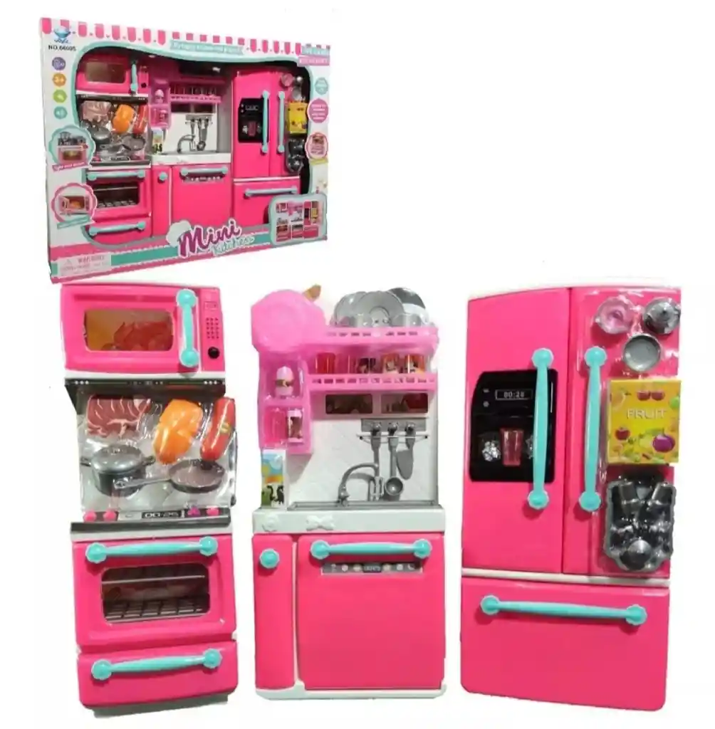 Mini Cocina De Juguete Para Niñas Y Niños