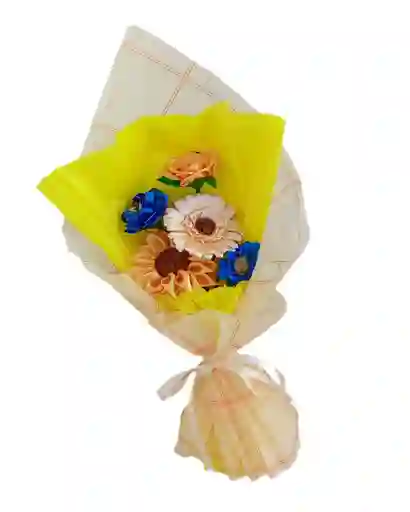 Ramo De Girasol Y Rosas Radiante Eterno