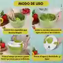 Escurridor Centrifugador Secadora De Verduras Fruta Cocina