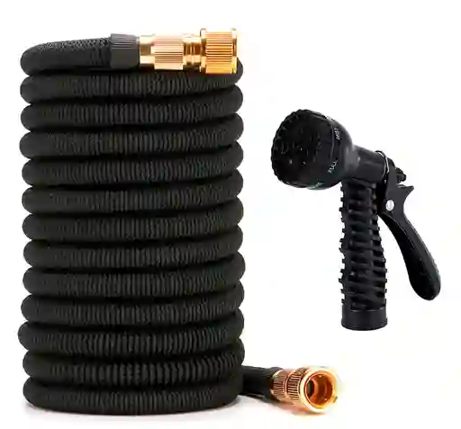 Manguera Expandible Magic Hose 15 Metros + Pistola Negra