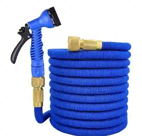 Manguera Expandible Magic Hose 15 Metros + Pistola Azul