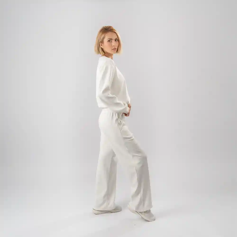Multiusos Dos Piezas Tela Galleta, Talla Xl Marfil