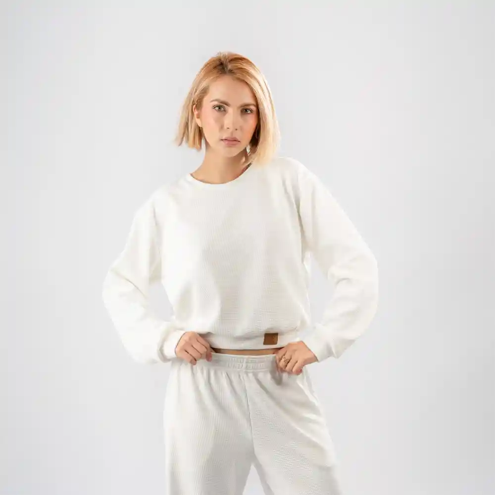Multiusos Dos Piezas Tela Galleta, Talla Xl Marfil