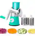 Molino Picatodo Rallador De Verduras 3 En 1 Azul