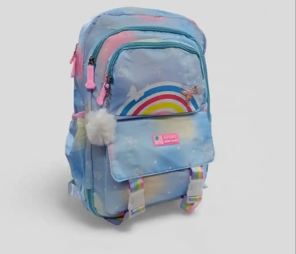 Morral Almacenamiento Bolso Azul Bolso De Niña Azul