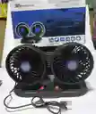 Mini Ventilador Doble Para Carro Y Oficina Graduable Conexion Usb