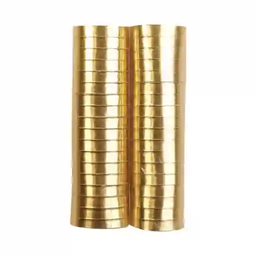 Serpentina Metalizada 4m Color Dorado (x2 Unidades) - Sempertex