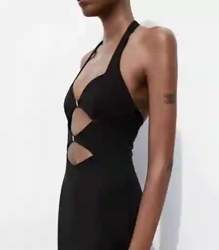 Vestido Asha Talla L Negro