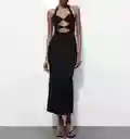 Vestido Asha Talla L Negro