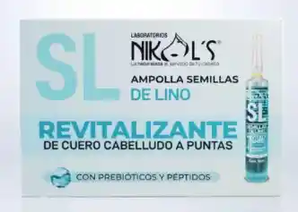Nikols Ampolleta Semillas De Lino Revitalizante X 15 Ml