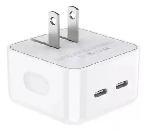 Cargador Iphone 50w Carga Rápida 2 Puertos Adaptador Generico