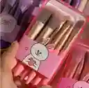 🎀 Set De Brochas X6 En Cajita Kawaii – ¡cute, Compacto Y Súper Útil!