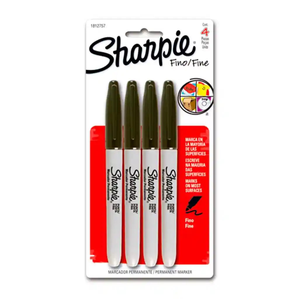 Marcador Sharpie Color Negro