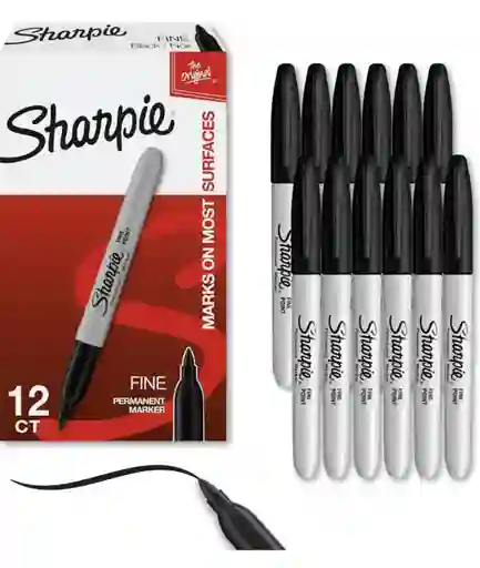 Marcador Sharpie Color Negro
