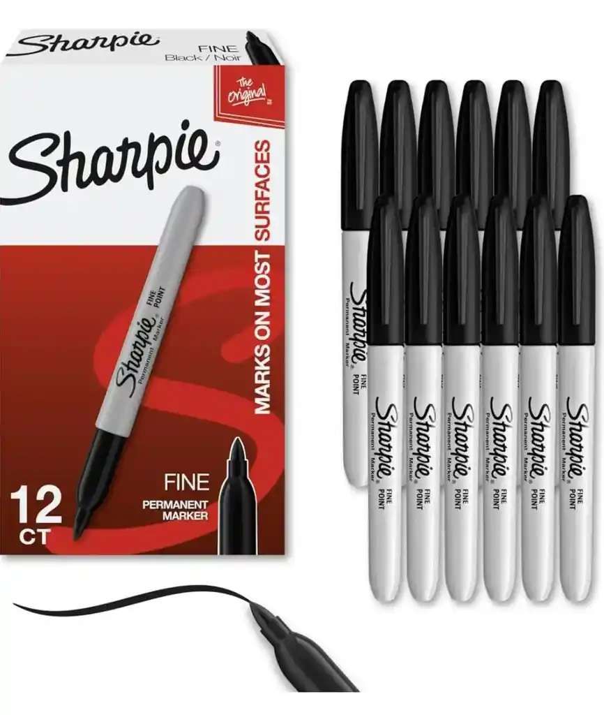 Marcador Sharpie Color Negro