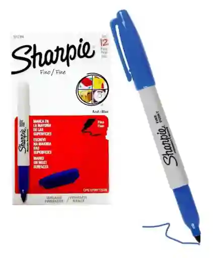 Marcador Sharpie Color Azul
