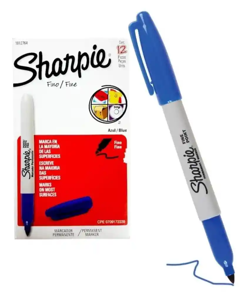 Marcador Sharpie Color Azul