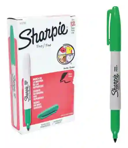 Marcador Sharpie Color Verde