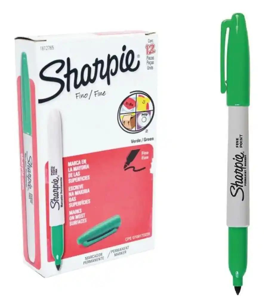 Marcador Sharpie Color Verde