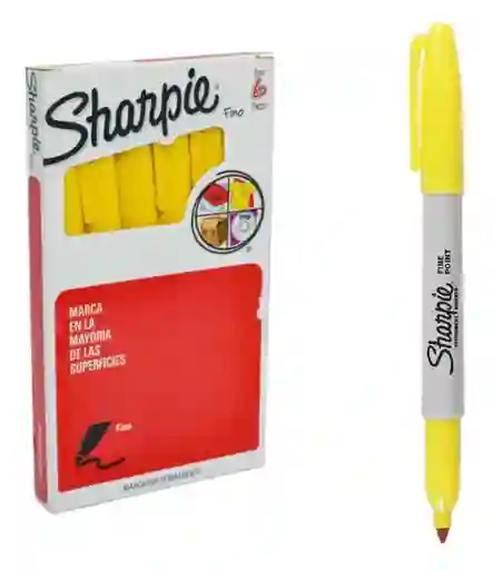 Marcador Sharpie Color Amarillo