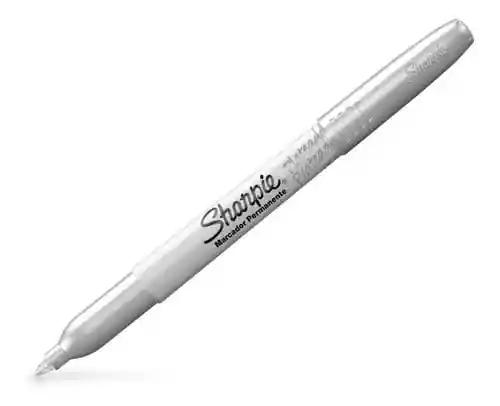 Marcador Sharpie Color Plata