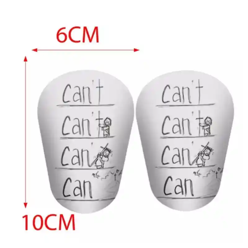 Mini Espinilleras Canilleras Futbol Protección Comodidad Color Blanco Con Letras Negras