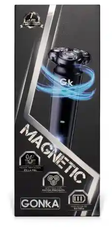 Turbox Gonka Afeitadora 3 Cabezales Magnetic, Resistente Agua