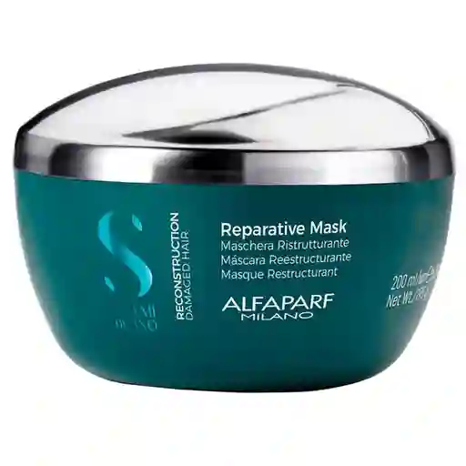 Mascarilla Reparadora Alfaparf Milano Semi Di Lino Reparative Mask 200ml
