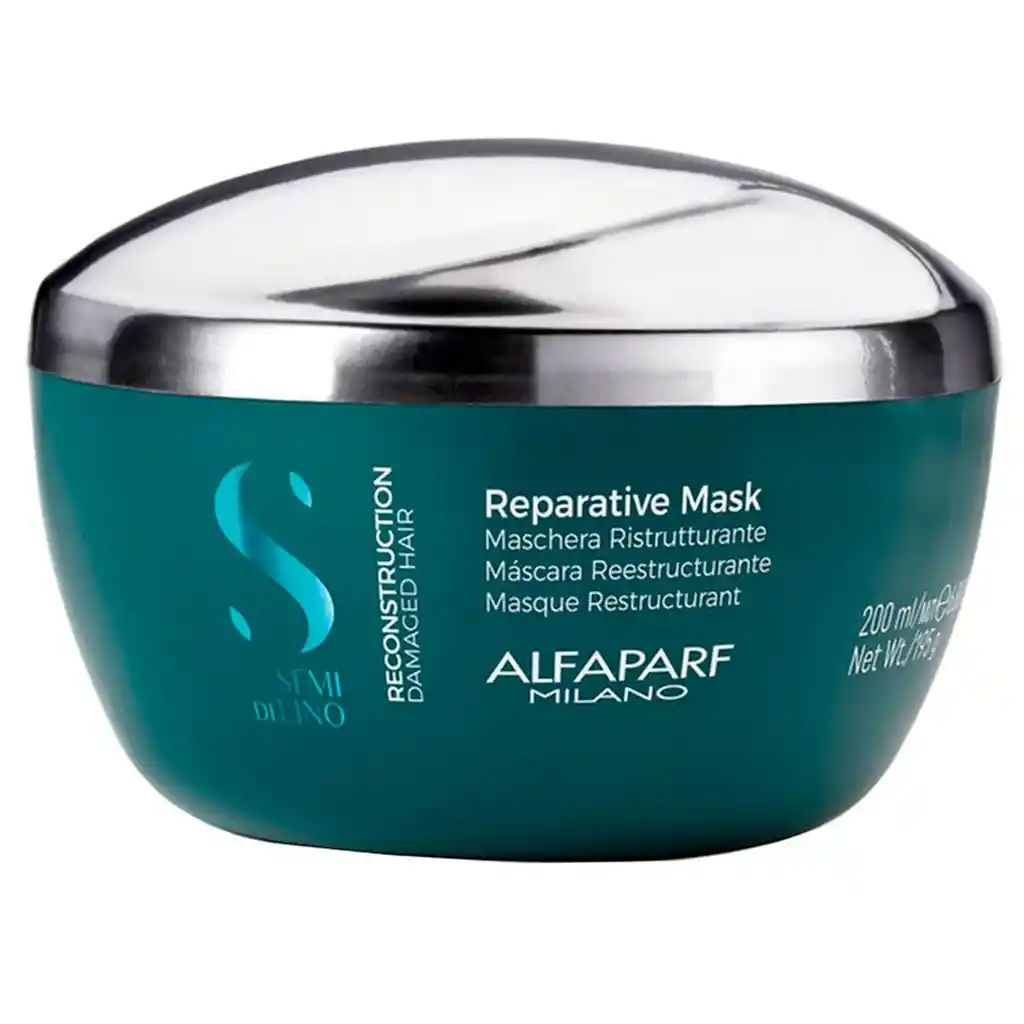 Mascarilla Reparadora Alfaparf Milano Semi Di Lino Reparative Mask 200ml