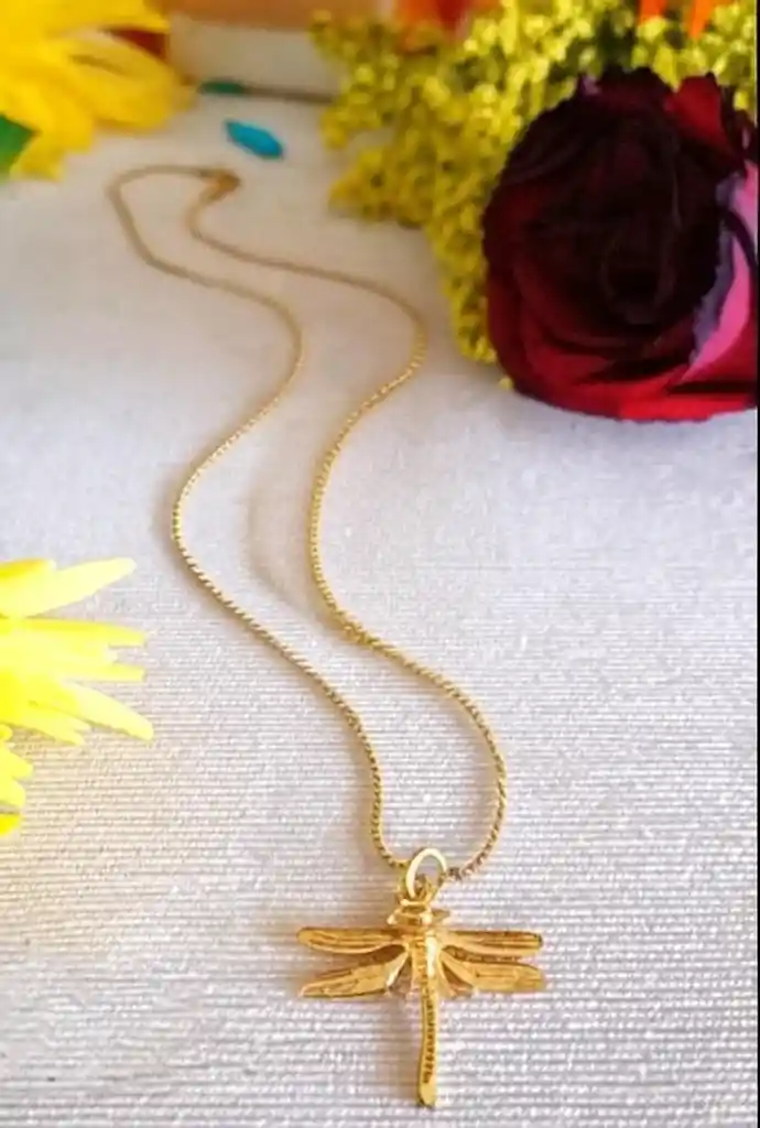 Collar Dije Libelula A Domicilio
