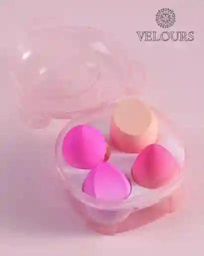 Set Beauty Blender X 4 Gatico Bloomshell