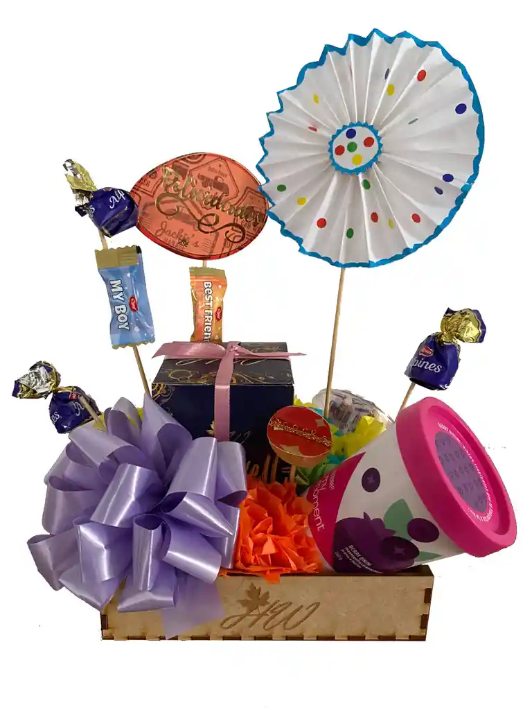 Ancheta De Regalo Con Vela Aromatica Y Crema Hidratante
