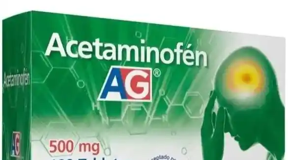 Acetaminofen Ag Fraccion 10 Tabletas 500 Mg